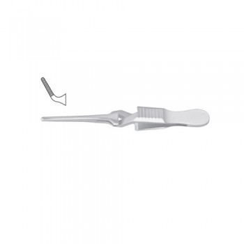 Diethrich Bulldog Clamp Angled Stainless Steel, 40 mm Jaw Length 8 mm